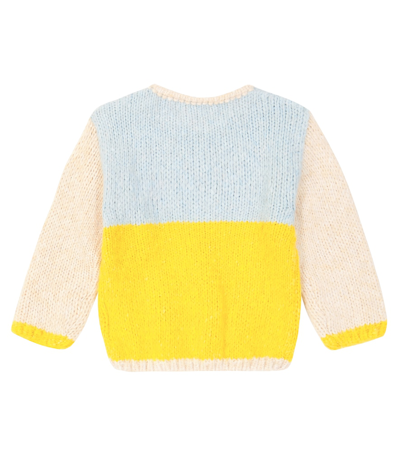 Bobo Choses Baby Color-blocked Sweater In Multicoloured