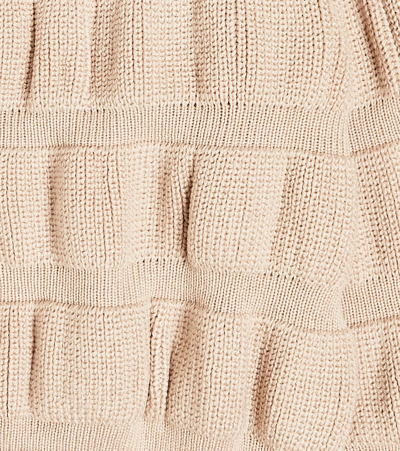 Shop Donsje Ceou Wool-blend Turtleneck Sweater In Beige