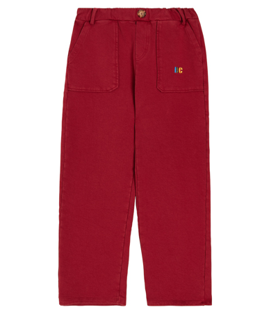 Shop Bobo Choses Cotton-blend Pants In Red