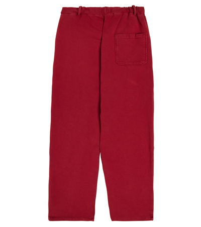 Bobo Choses Cotton-blend Pants In Red