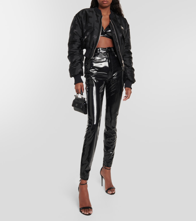 Dolce & Gabbana Strapless Jersey Bra Top In Black
