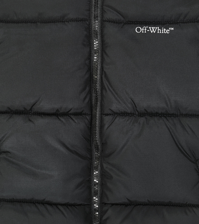 Shop Off-white Puffer Jacket In Black