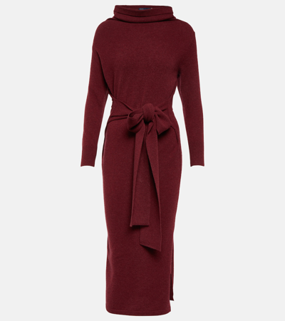 Shop Polo Ralph Lauren Cashmere Sweater Dress In Red