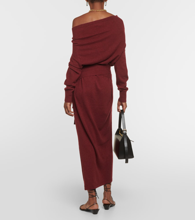 Shop Polo Ralph Lauren Cashmere Sweater Dress In Red