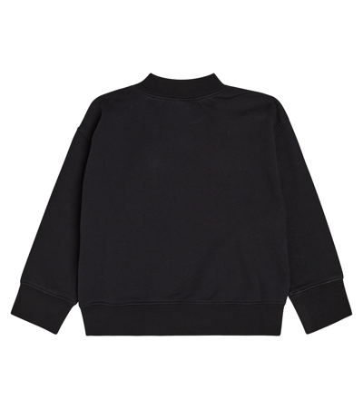 Shop Palm Angels Printed Cotton Jersey Sweatshirt In Black
