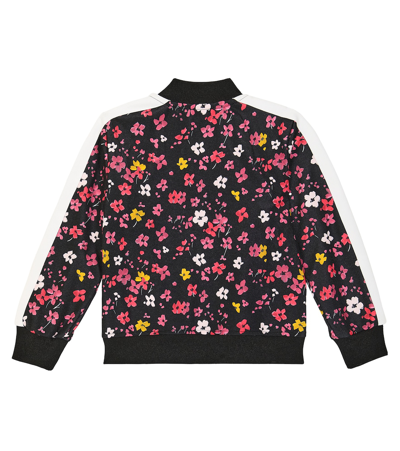 Palm Angels Floral Track Jacket In Multicoloured