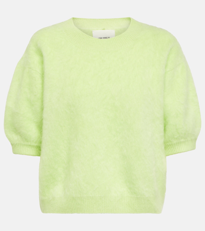 Shop Lisa Yang Juniper Cashmere Top In Green