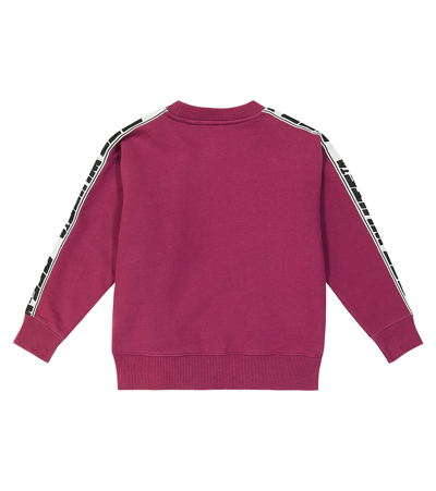 Shop Off-white Logo Cotton Sweatshirt In Red