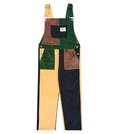 Shop Bobo Choses Cotton Corduroy Overalls In Multicoloured