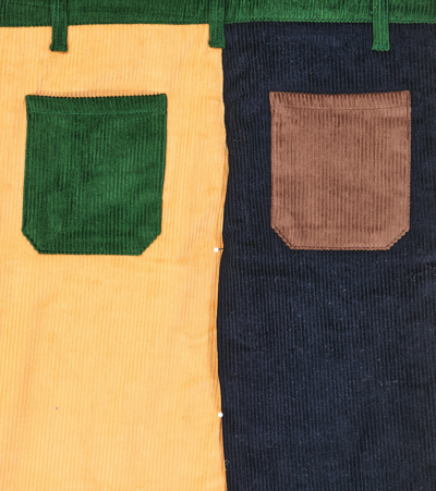 Bobo Choses Cotton Corduroy Overalls In Multicoloured