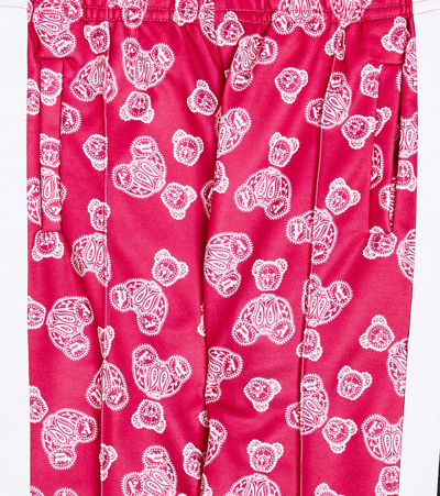 Shop Palm Angels Printed Track Pants In Pink