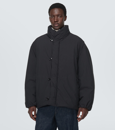 Shop Lemaire Blouson Puffer Jacket In Black
