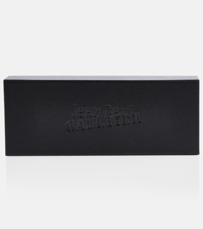 Jean Paul Gaultier X Karim Benzema 56-0174 Round Sunglasses In Gold
