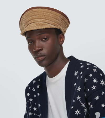Alanui Corduroy Hat In Brown