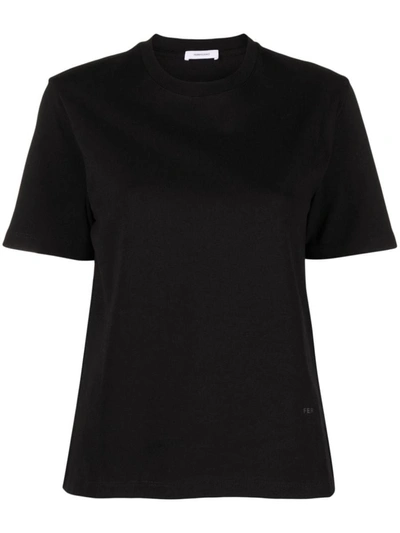 Shop Ferragamo Cotton T-shirt In Black