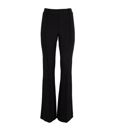 Shop Veronica Beard Hibiscus Tailored Trousers In Black