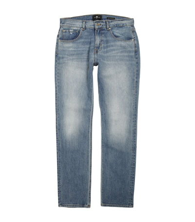 Shop 7 For All Mankind Slimmy Slim Jeans In Blue