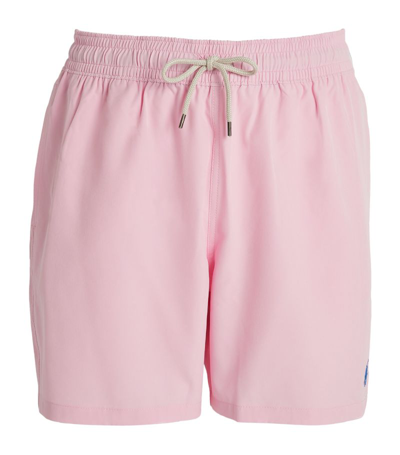 Shop Polo Ralph Lauren Traveller Swim Shorts In Pink