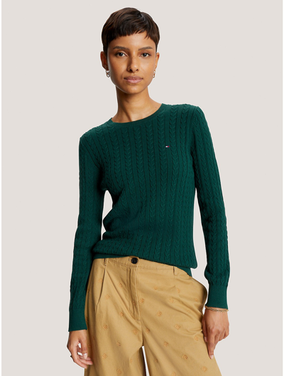 Hilfiger Knit Sweater In Green | ModeSens