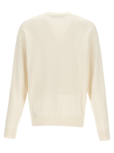 Shop Palm Angels Rainbow Sweater In White