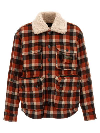 Dsquared2 Americana Field Jacket Jacket In Multicolor
