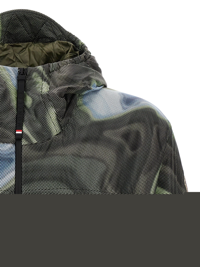 Moncler Day Namic Abstract-print Bomber Jacket In Multicolor