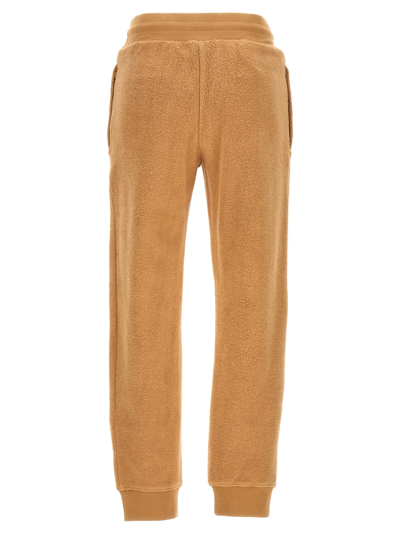 Shop Moschino Orsetto Joggers In Beige