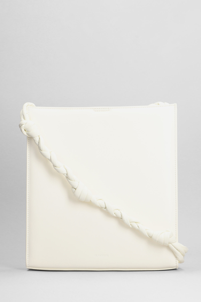 Shop Jil Sander Shoulder Bag In White Leather