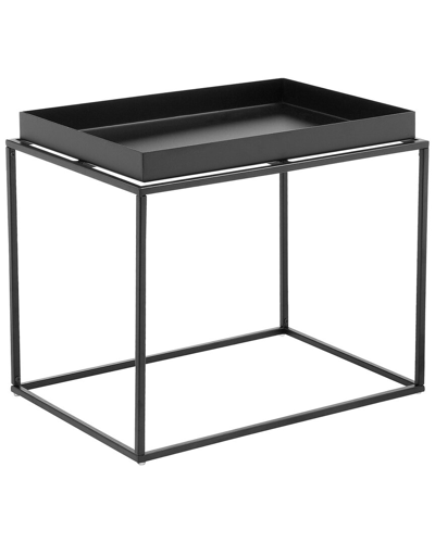 Shop Pangea Home Bixby Side Table In Black