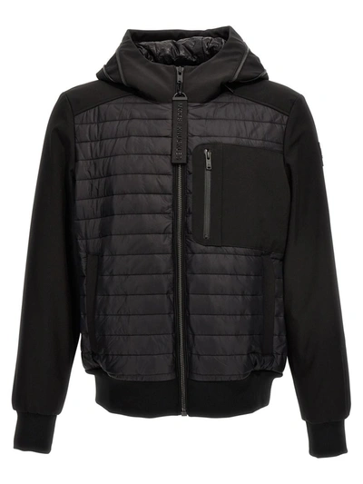Shop Moose Knuckles 'sherwood' Bomber Jacket In Black