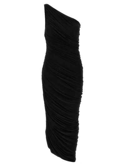 Shop Norma Kamali 'diana Gown' Dress In Black