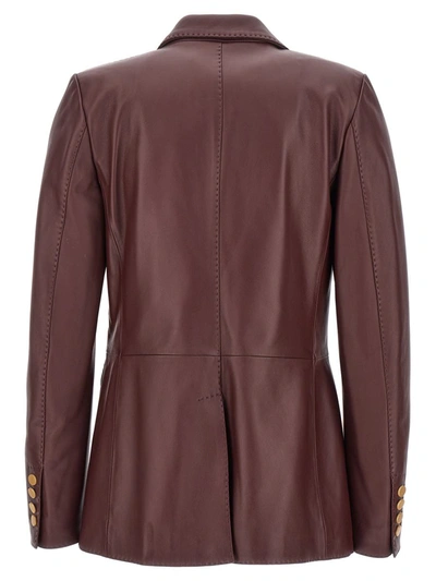 Shop Tagliatore 'sophie' Blazer In Bordeaux