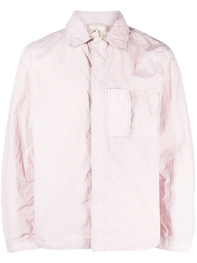 Shop Ten C Nylon Shirt In Lilac