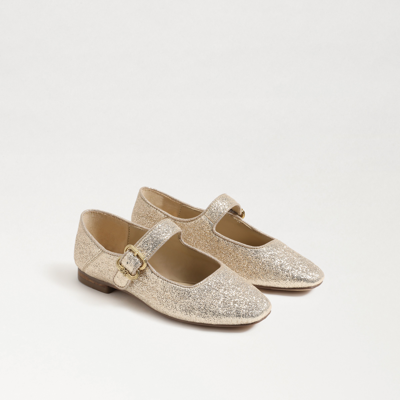 Shop Sam Edelman Kids' Michaela Mary Jane Gold Leaf