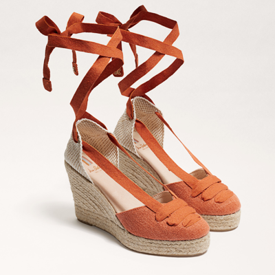 Shop Sam Edelman Margherita Espadrille Wedge Sandal Burnt Orange