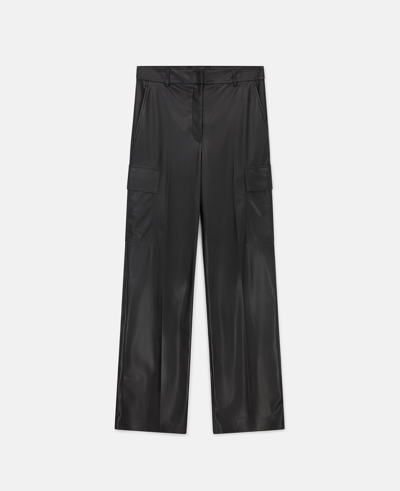 Shop Stella Mccartney Alter Mat Cargo Trousers In Black