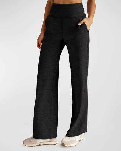 Shop Beyond Yoga Spacedye Laid Back Pants In Darkest Night