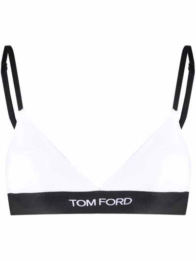 Shop Tom Ford Underwear Bra In White