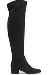 GIANVITO ROSSI SUEDE OVER-THE-KNEE BOOTS