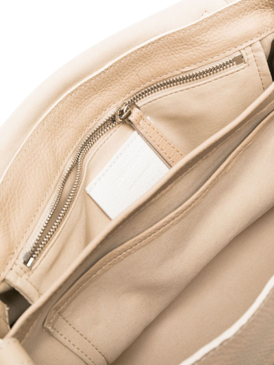 Shop Zanellato Small Postina Pura 2.1 Leather Shoulder Bag In Brown