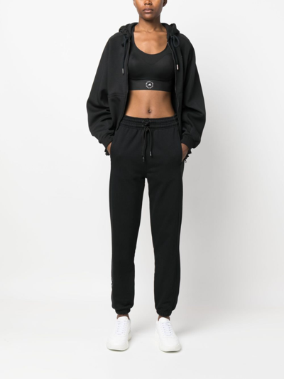 Shop Adidas By Stella Mccartney Truepace Sports Bra In Black