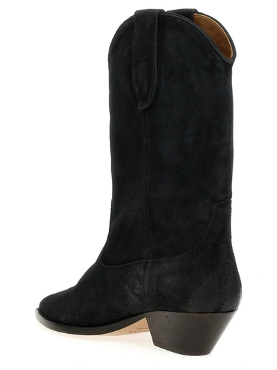 Shop Isabel Marant 'duerto' Ankle Boots In Black