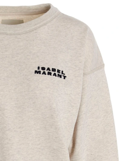 Shop Isabel Marant 'shad' Sweatshirt In Beige