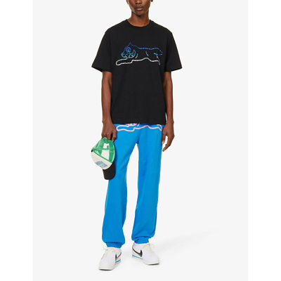 Shop Icecream Men's Black Running Dog Crystal-embellished Cotton-jersey T-shirt