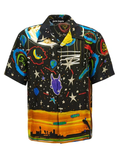 Shop Palm Angels 'starry Night' Shirt In Multicolor