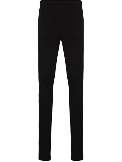 Shop Wardrobe.nyc Side Zip Leggings In Black