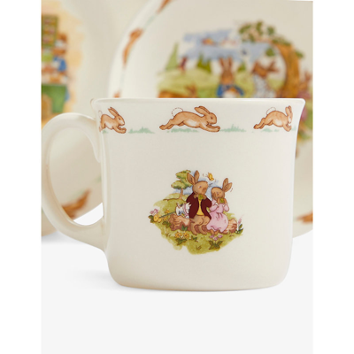 Royal Doulton Bunnykins Children's Bone-chain Plate, Bowl And Mug Set