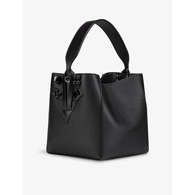 Shop Christian Louboutin Black Cabachic Mini Leather Tote Bag