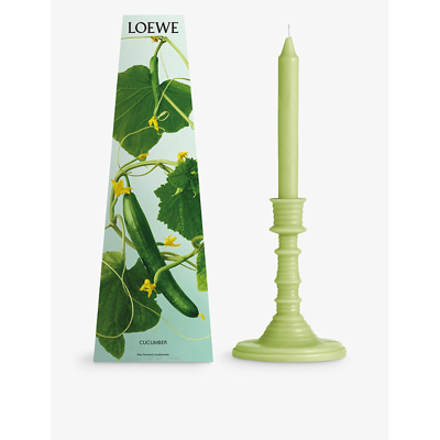 Shop Loewe Cucumber Scented Wax Candlestick 330g