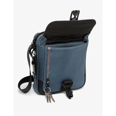 Shop Tumi Junior Woven Cross-body Bag In Nevado Blue
